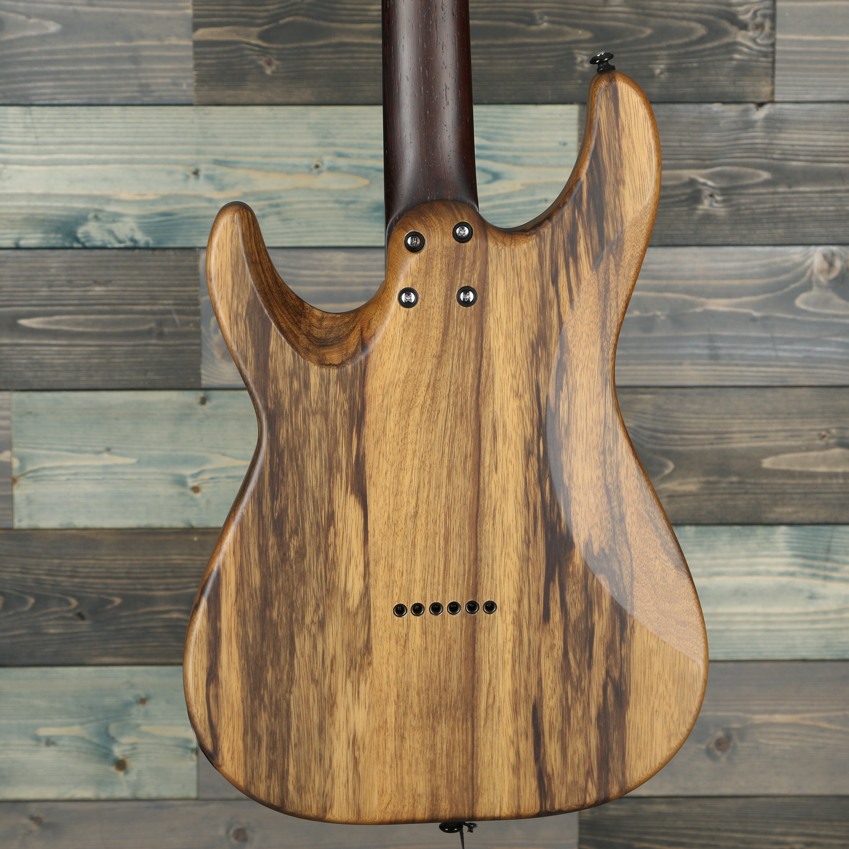 Schecter 1269 Sun Valley Sun Shredder Exotic Hardtail - Black Limba