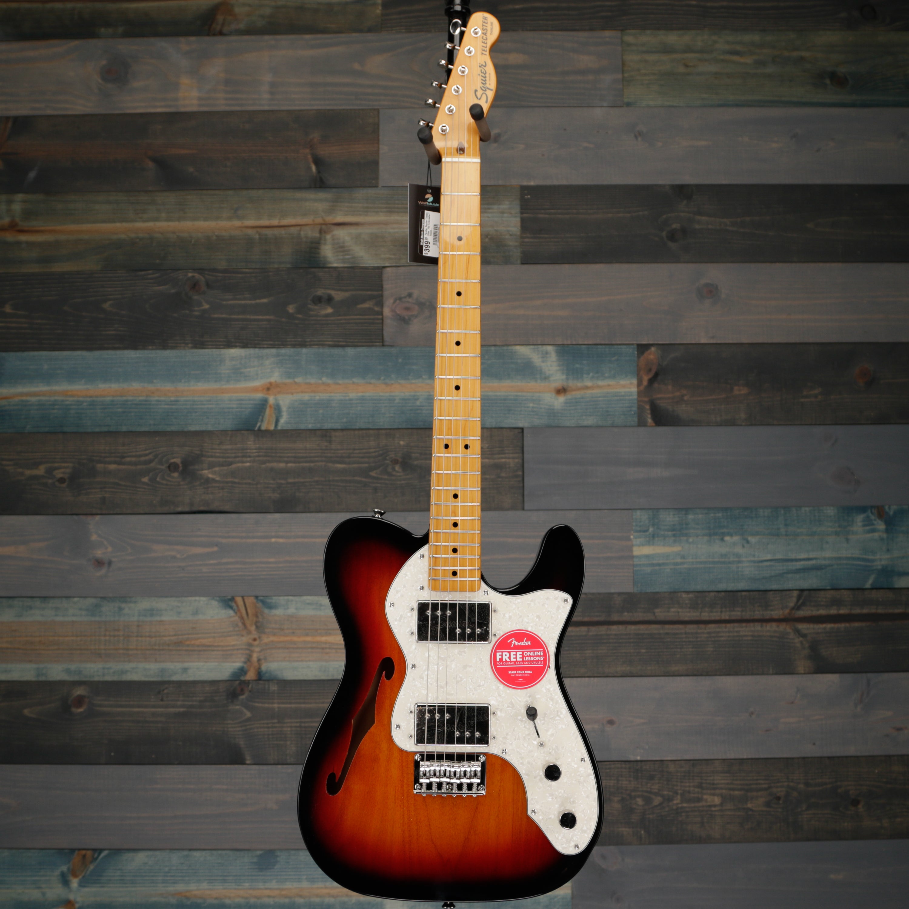 Fender Squier Classic Vibe '70s Telecaster Thinline Maple FB 3-Color Sunburst