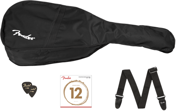 Fender CD-60S Dreadnought Pack V2, Natural