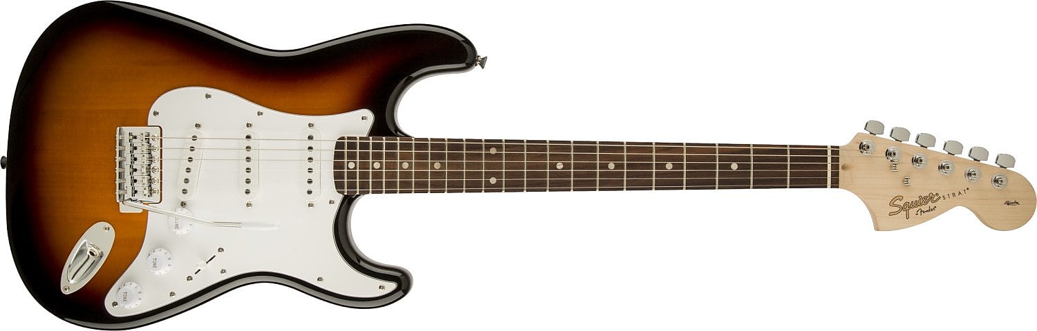 Fender Squier Affinity Series Stratocaster Laurel Fingerboard, Brown Sunburst