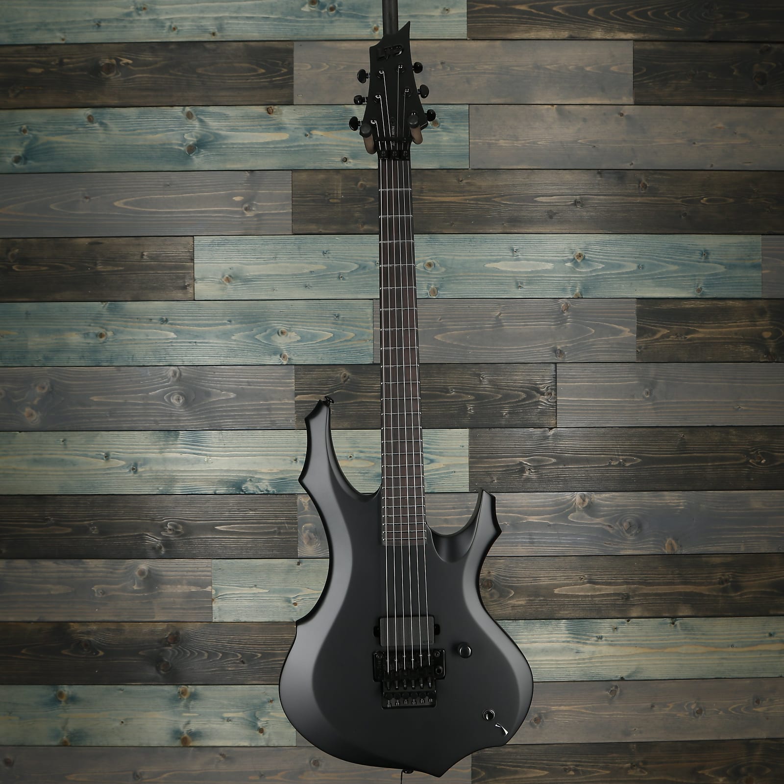ESP LTD F Black Metal Series - Black Satin