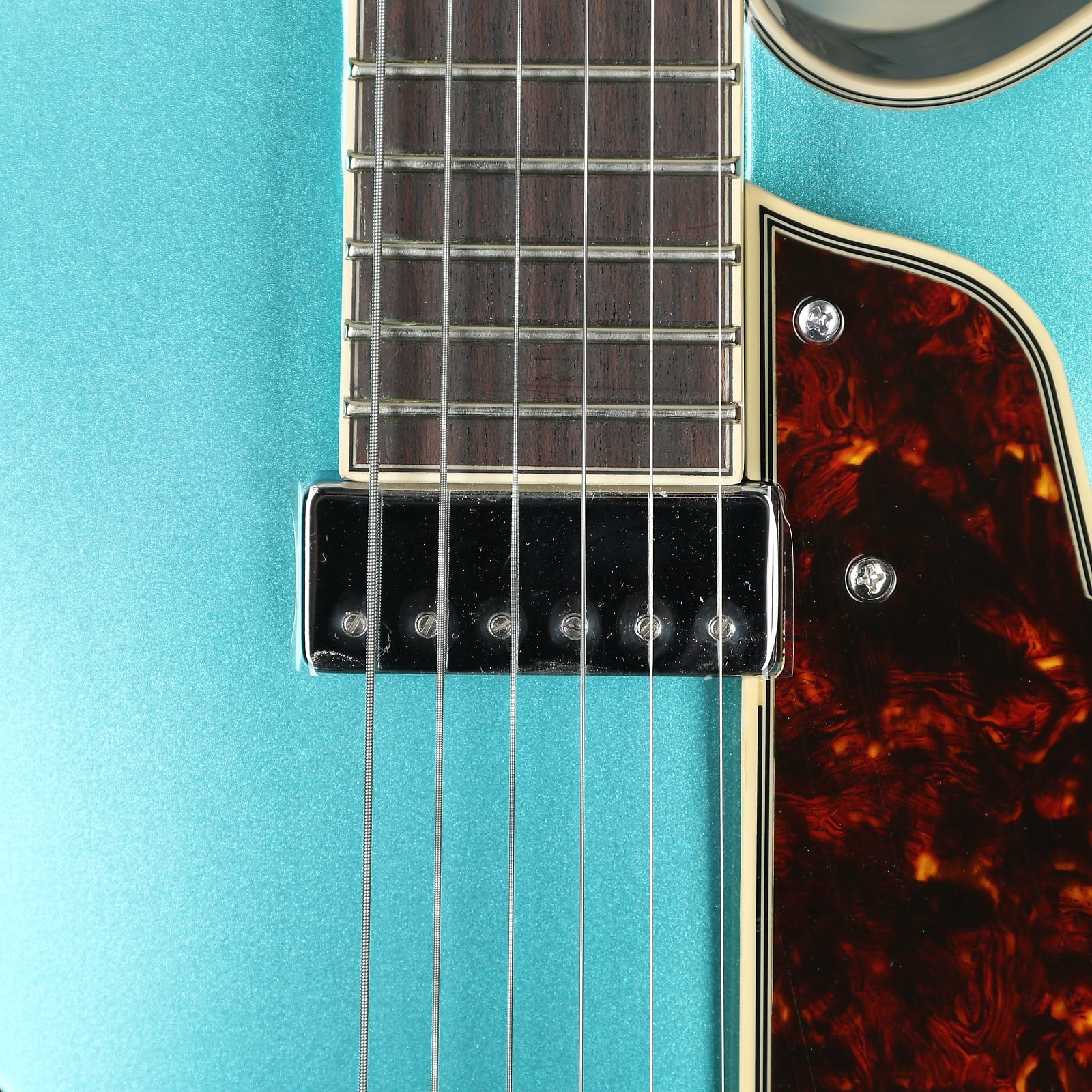 D'Angelico Premier EXL-1 Hollowbody Singlecut - Ocean Turquoise