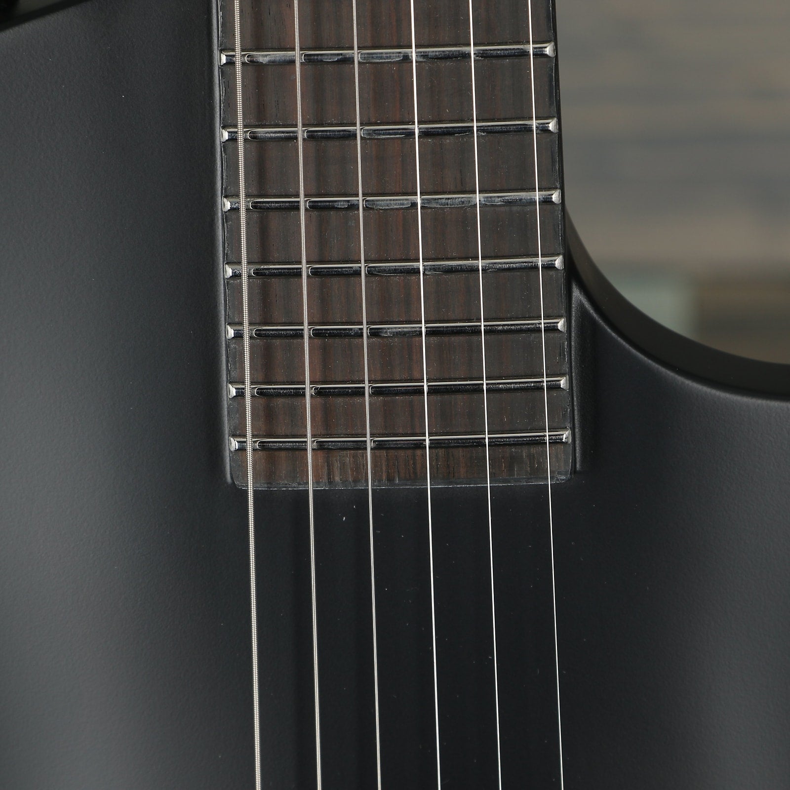 ESP LTD EC-FR Black Metal Series - Black Satin