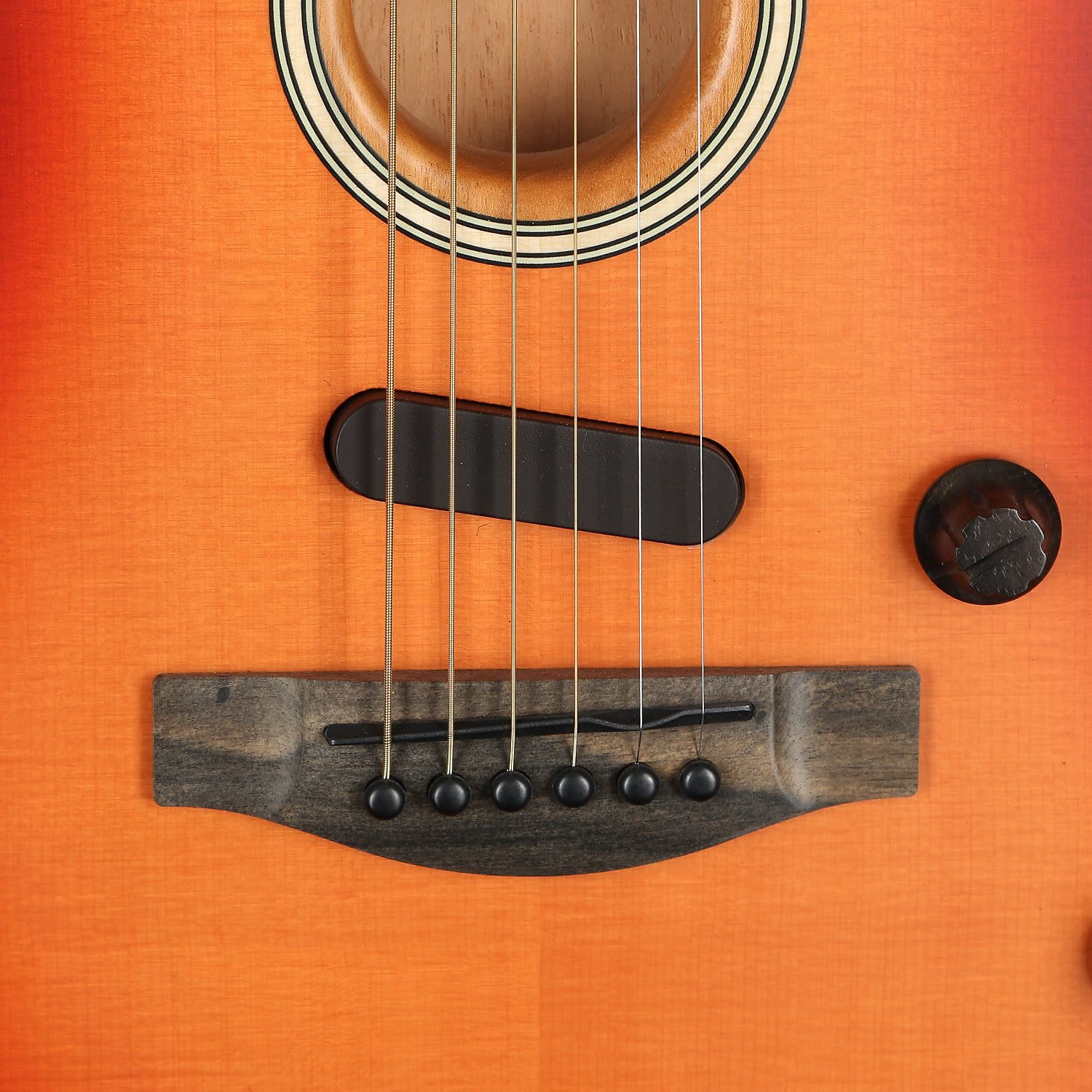 Fender American Acoustasonic™ Strat®, Ebony Fingerboard, 3-Color Sunburst