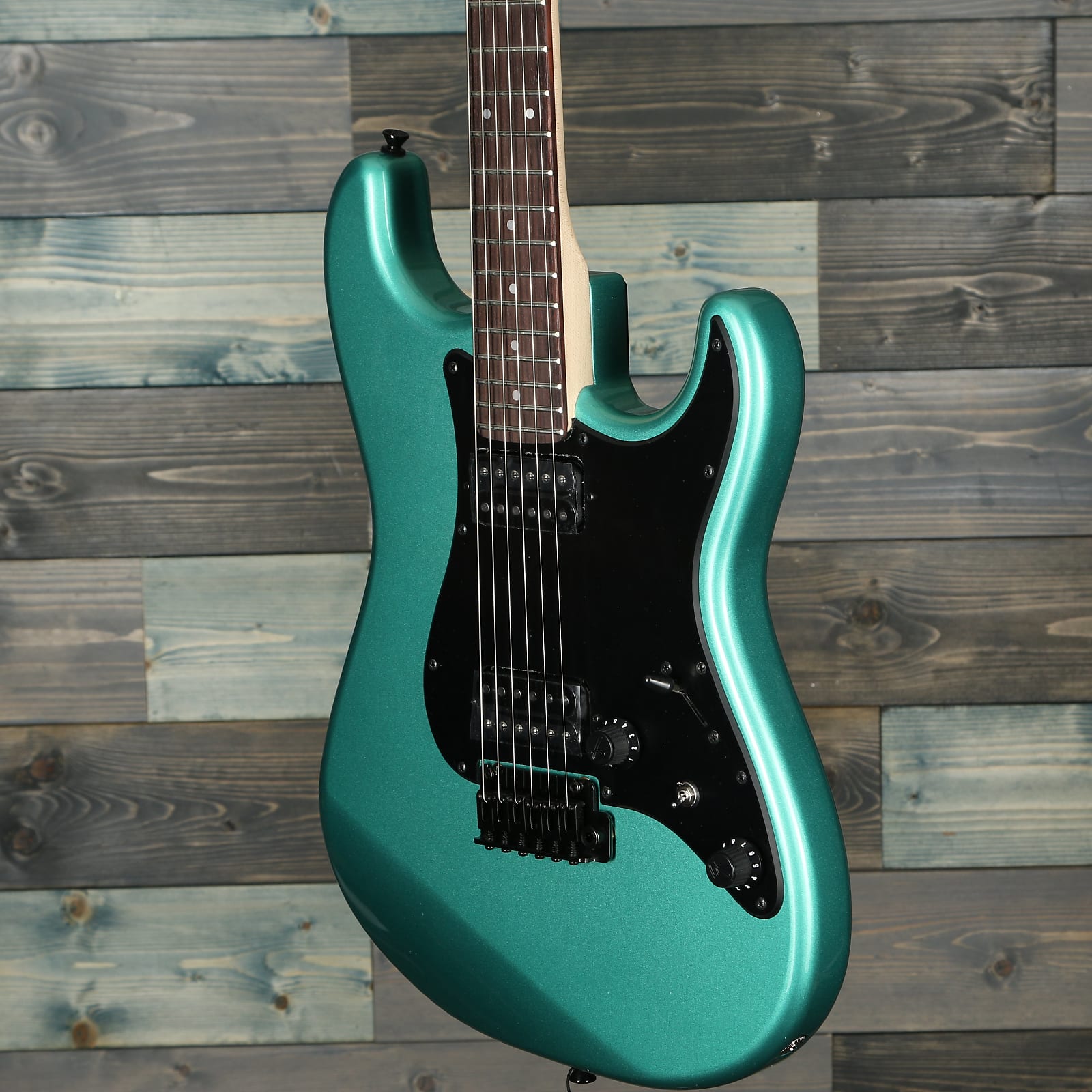 Fender Boxer Series Stratocaster HH, Rosewood FB, Sherwood Green Metallic