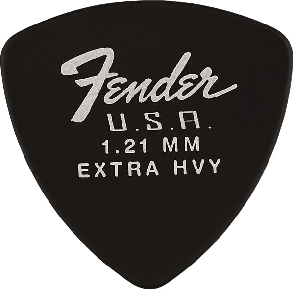 Fender Dura-Tone 346 Shape, 1.21, Black, 12-Pack