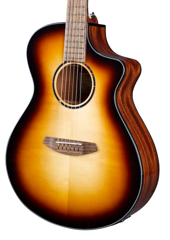 Breedlove Discovery S Concert Edgeburst CE European-African mahogany