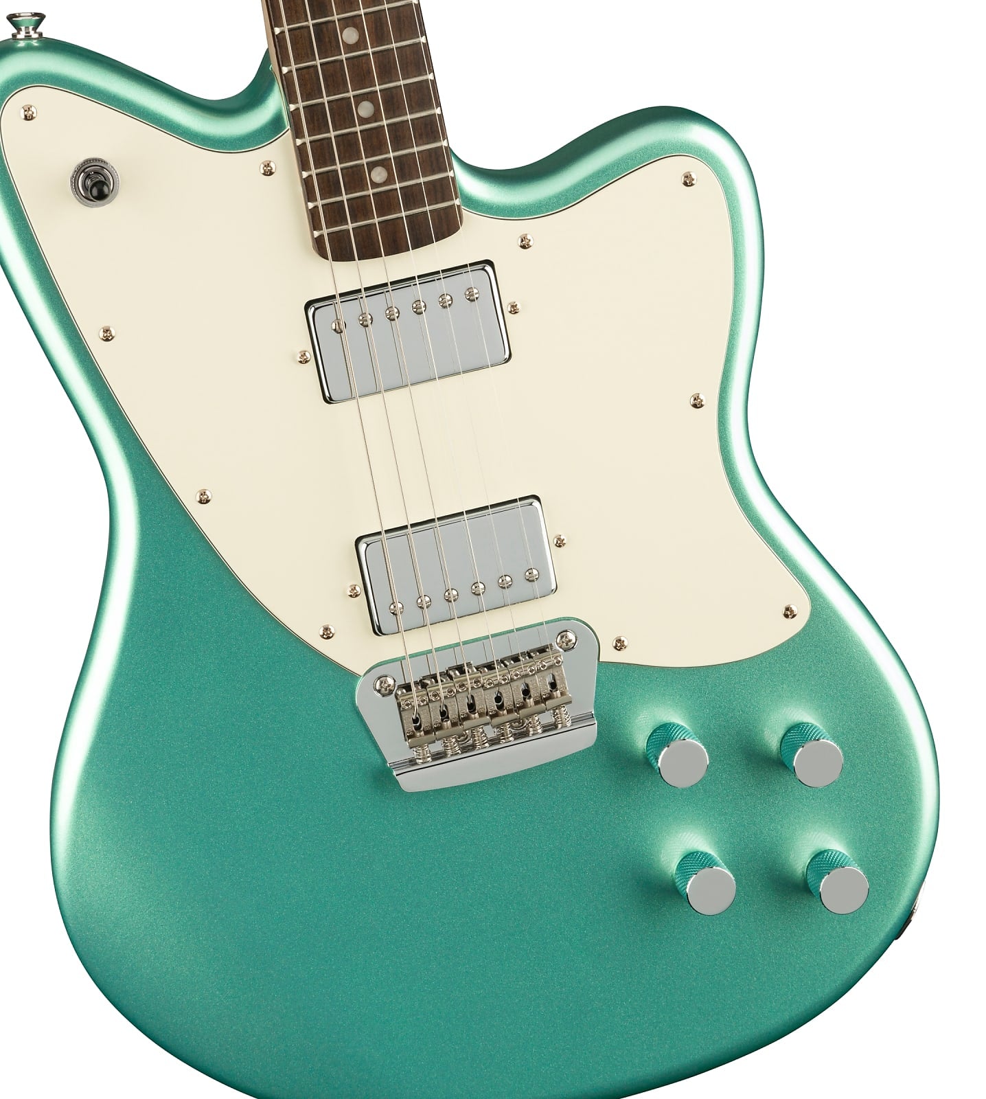 Fender Squier Paranormal Toronado Laurel FB Parchment Pickguard Mystic Seafoam