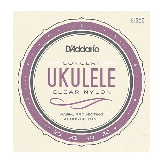 D'Addario EJ65C Pro-Arté Custom Extruded Ukulele, Concert