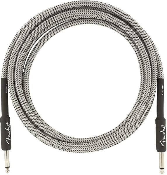 Fender Professional Series Instrument Cable, 10', White Tweed