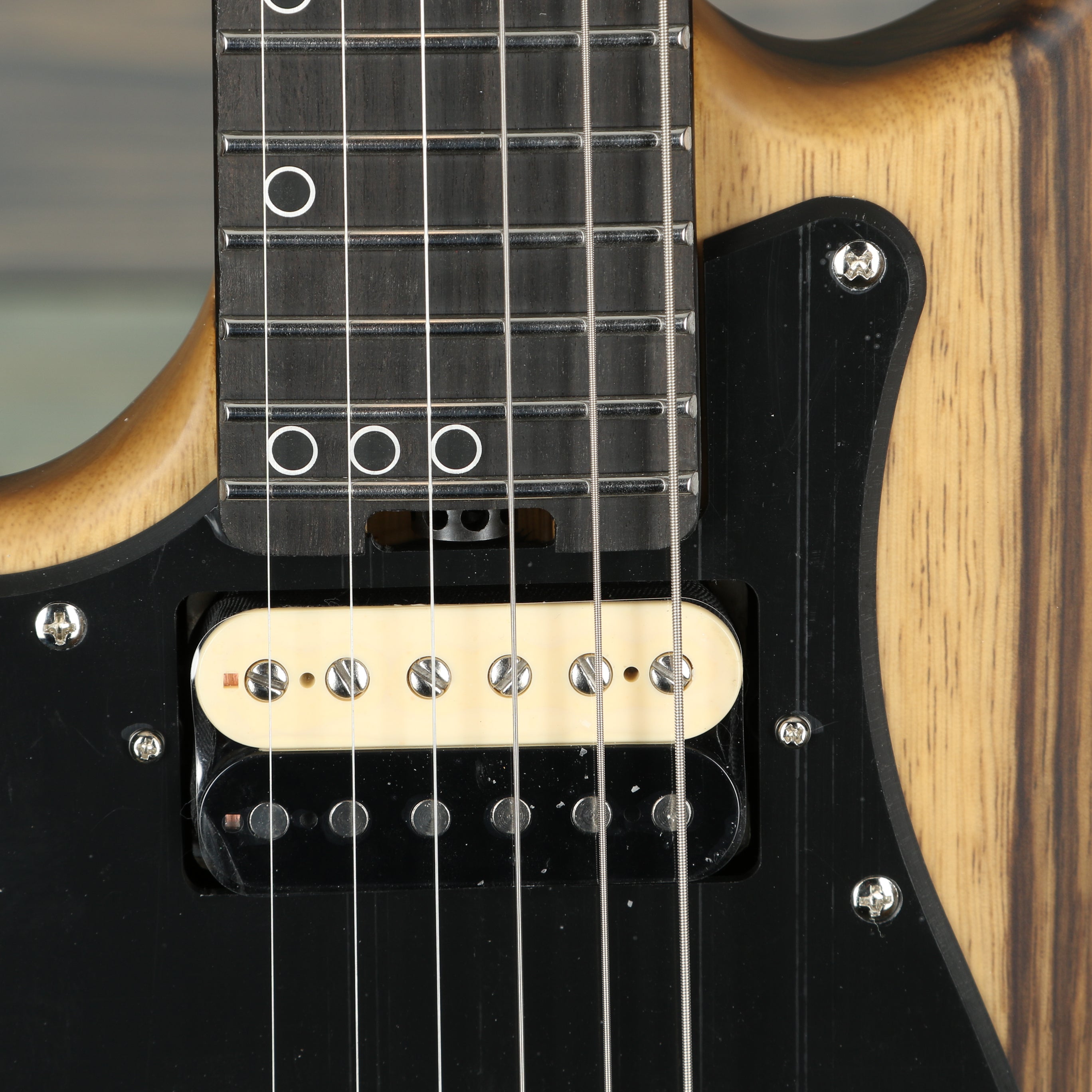 Schecter 1271 Sun Valley Super Shredder Exotic Hardtail Lefty - Black Limba