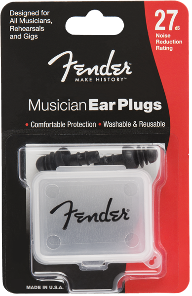 Fender Musician Series Ear Plugs, Black