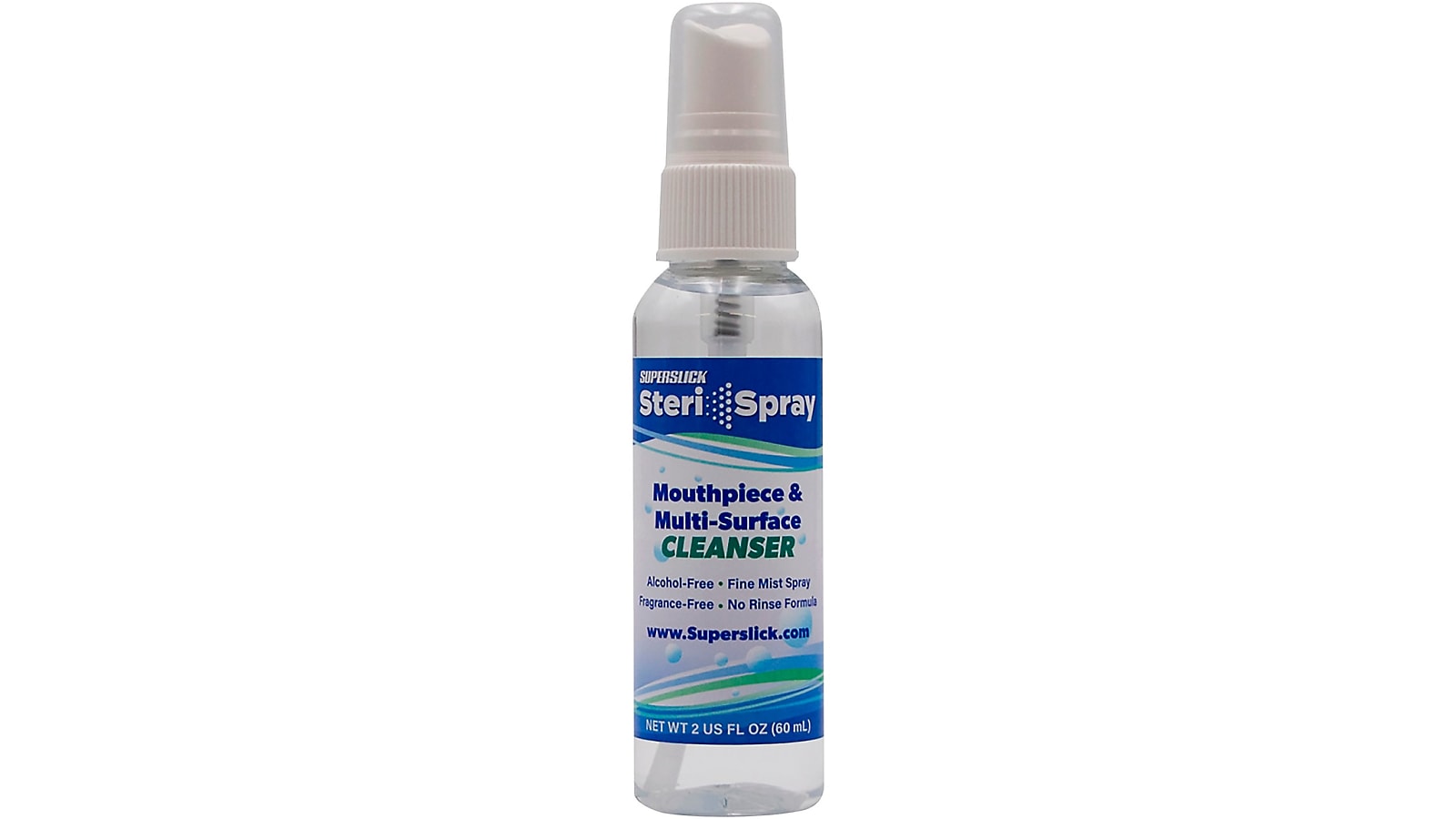 Superslick Steri-Spray Mouthpiece and Multi-Surface Cleanser - 2oz