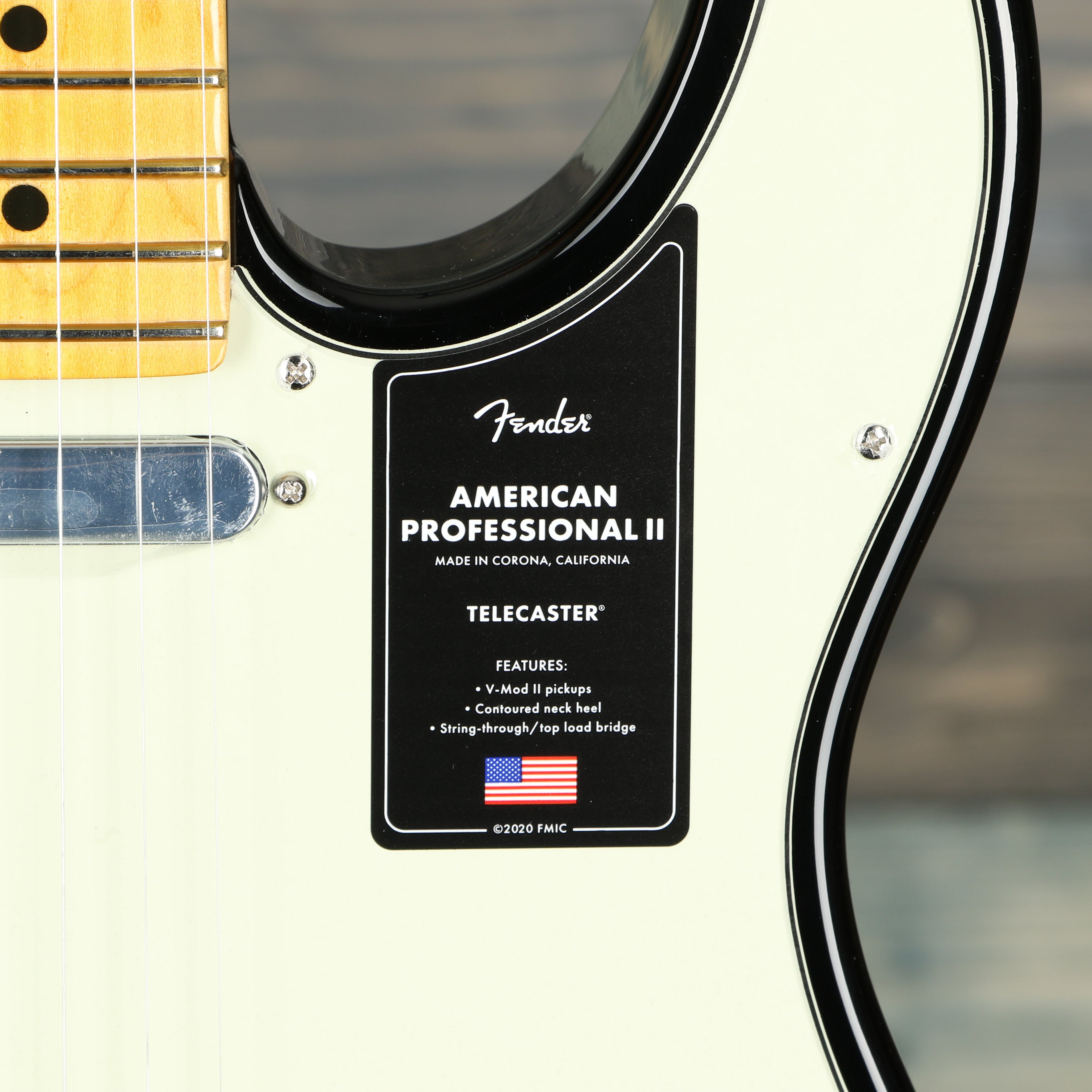 Fender American Professional II Telecaster, Maple Fingerboard, Black