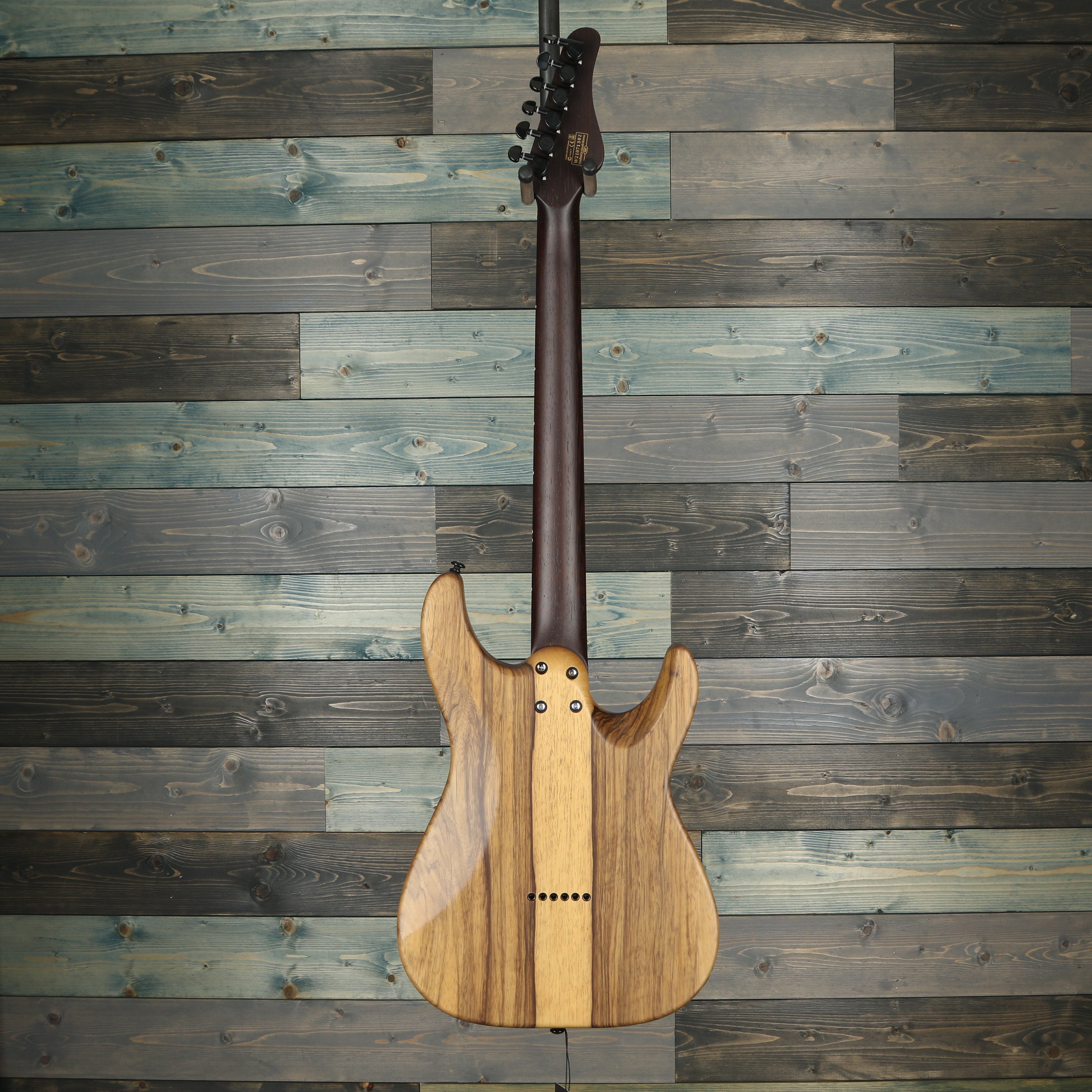 Schecter 1271 Sun Valley Super Shredder Exotic Hardtail Lefty - Black Limba