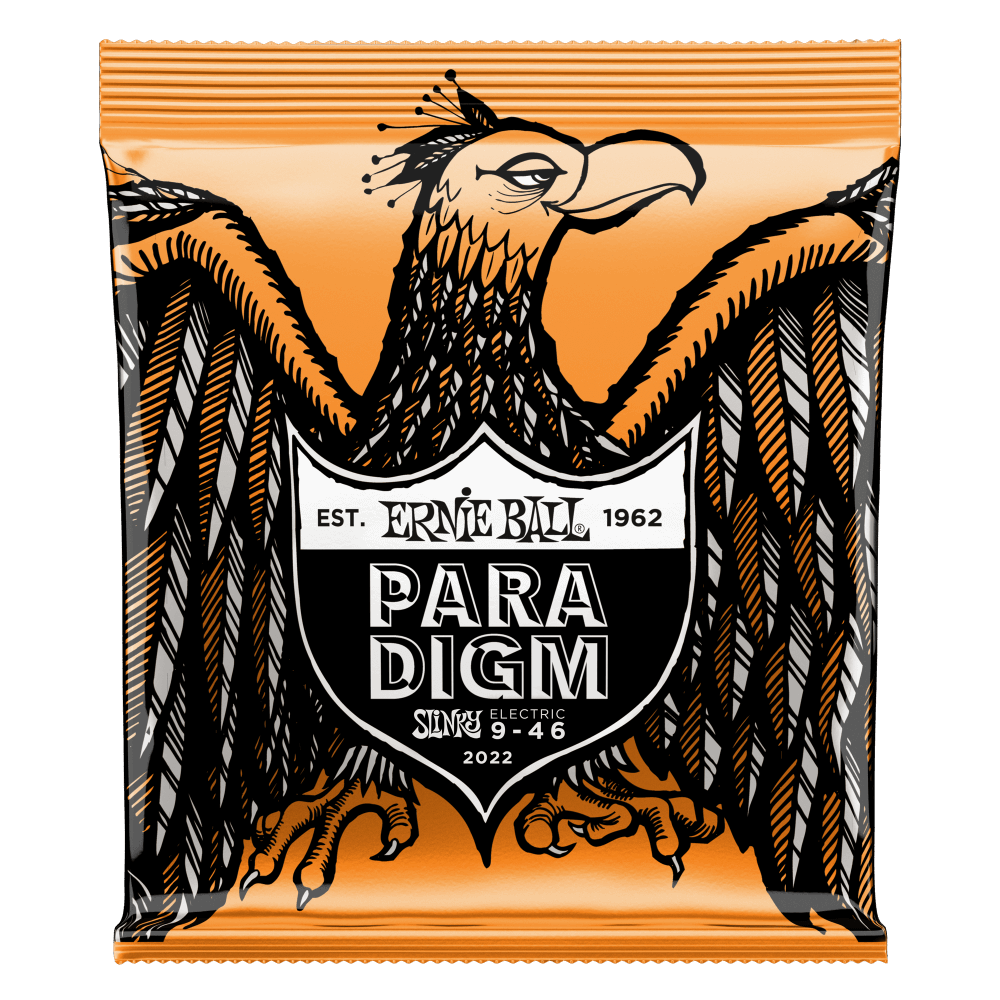 Ernie Ball 2022 Hybrid Slinky Paradigm Electric Guitar Strings, 9-46