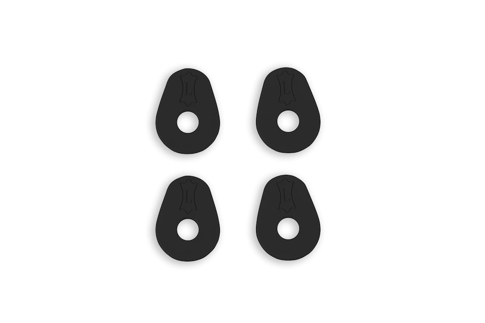 Levy's 2-Pair of Rubber Guitar Strap Blocks - Black