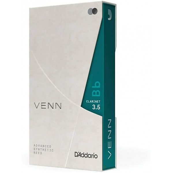 D'Addario VENN Bb Clarinet Synthetic Reeds - Strength 3.5