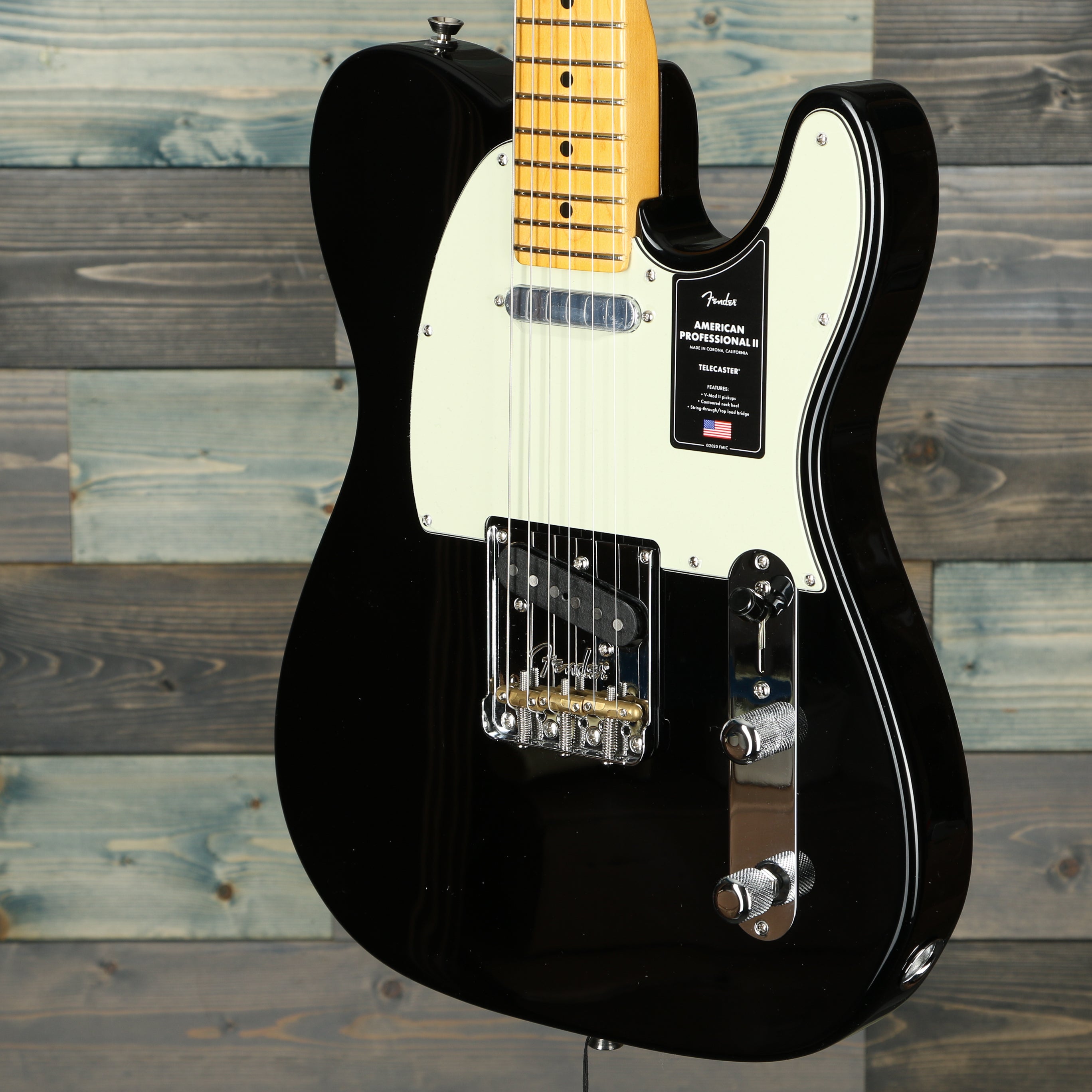 Fender American Professional II Telecaster, Maple Fingerboard, Black