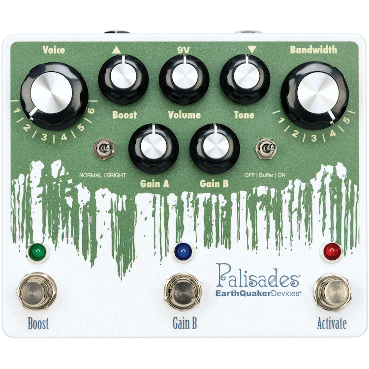 EarthQuaker Devices Palisades V2 - Mega Ultimate Overdrive - Hemp Green Version