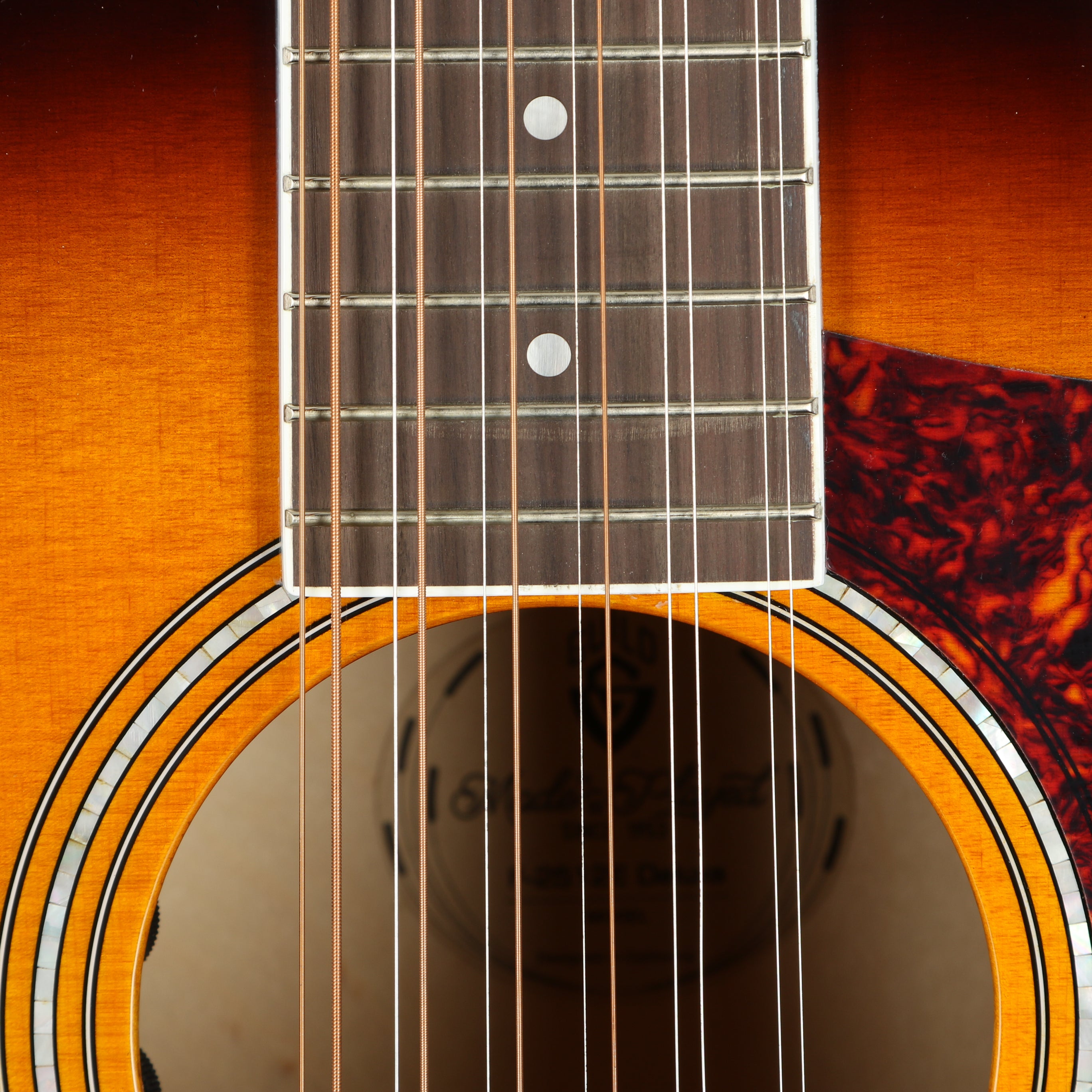Guild F-2512E Deluxe ATB 12-String Acoustic - Antique Burst Gloss