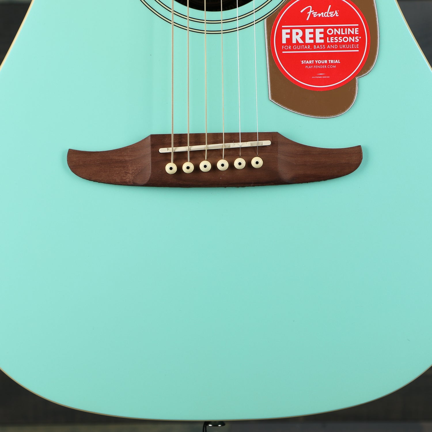 Fender Malibu Player Aqua Splash Walnut Fingerboard