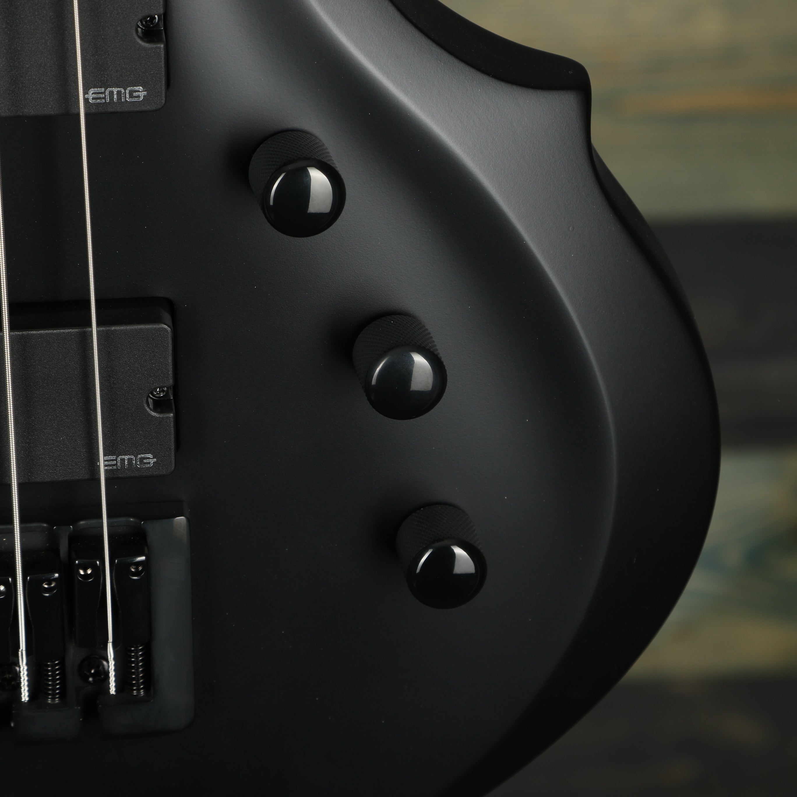 ESP LTD TA-604 FRX Tom Araya Electric Guitar - Black Satin