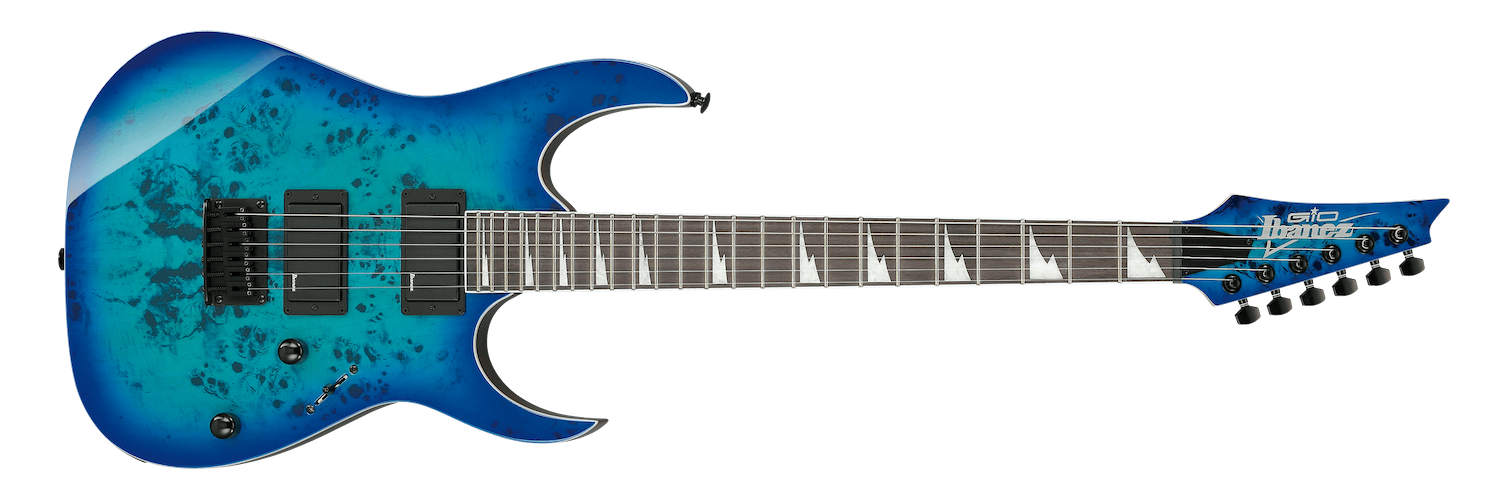 Ibanez GRGR221PA Electric Guitar - Aqua Burst