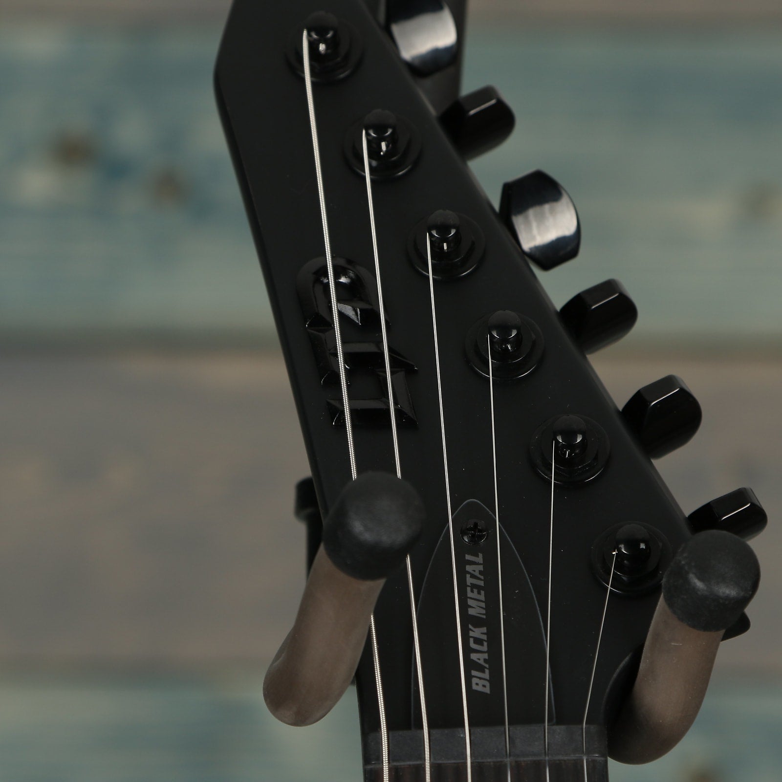 ESP LTD Arrow-NT Black Metal Series - Black Satin