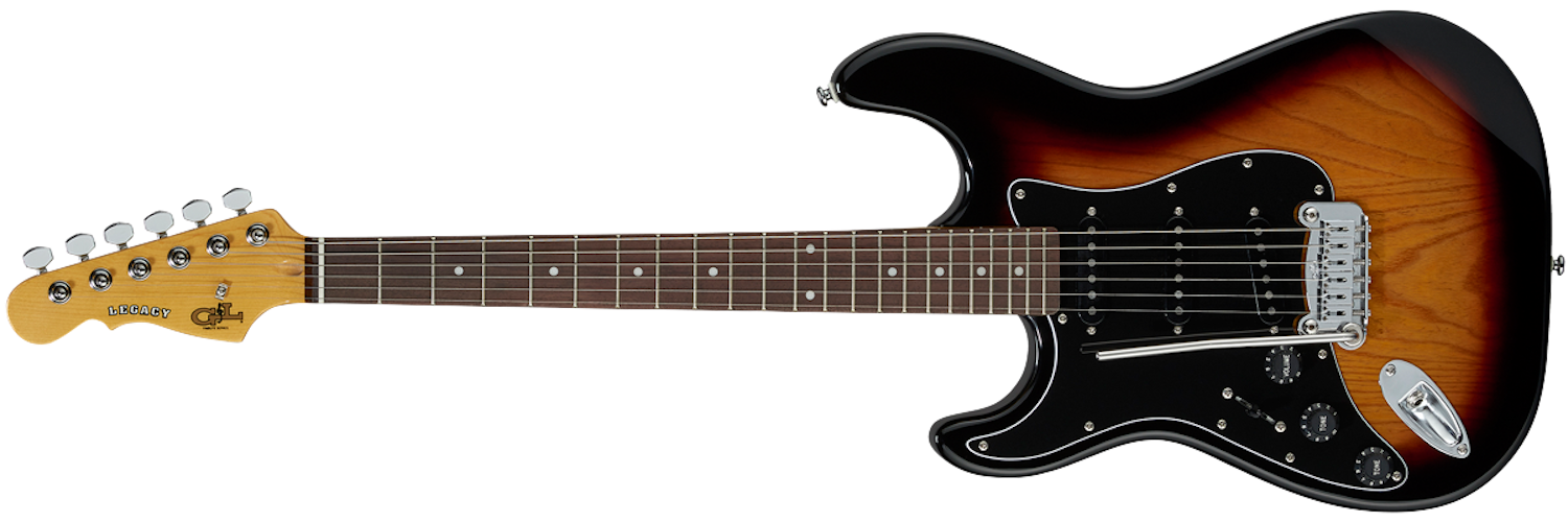 G&L Tribute Series Legacy Lefty Electric Guitar - 3-Tone Sunburst