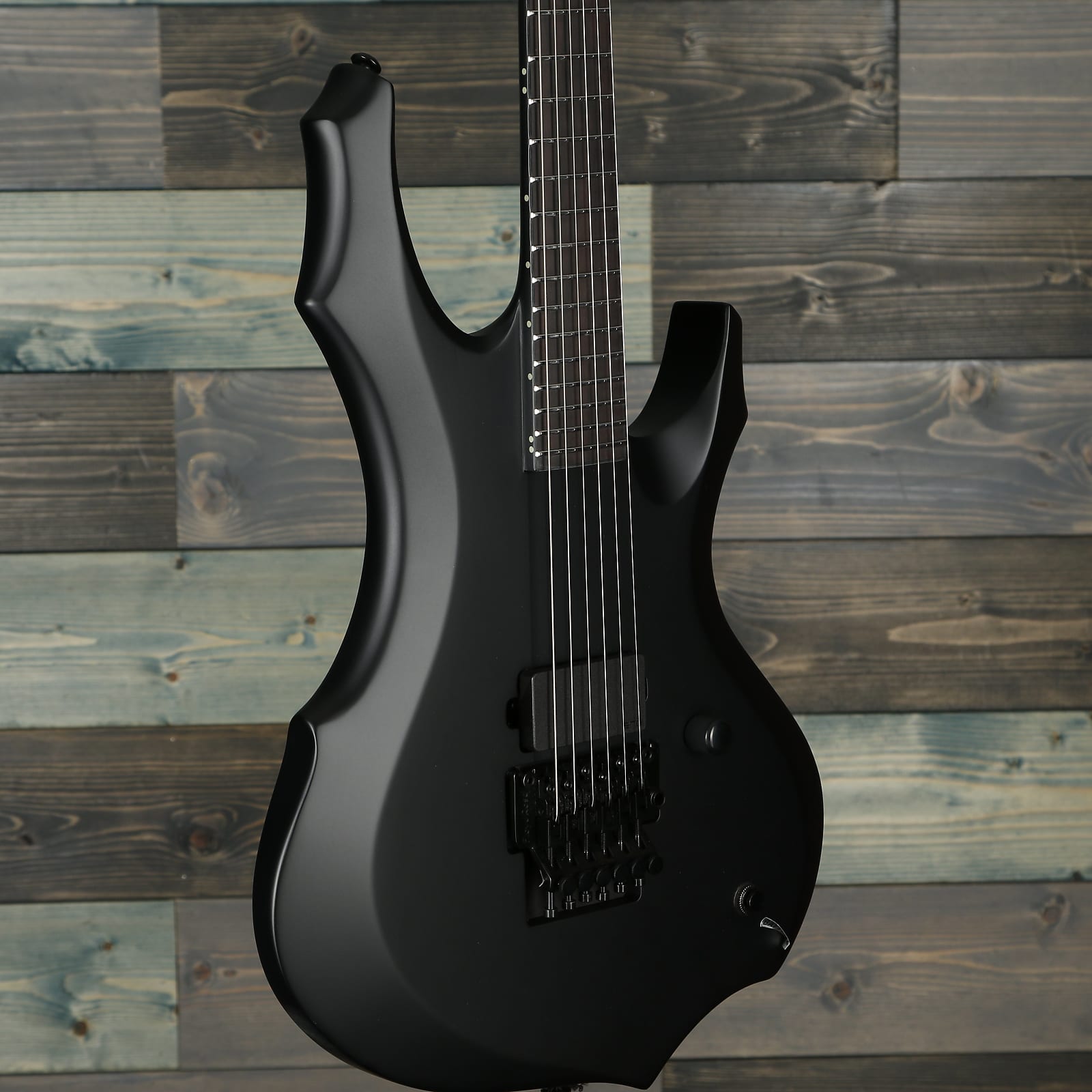 ESP LTD F Black Metal Series - Black Satin