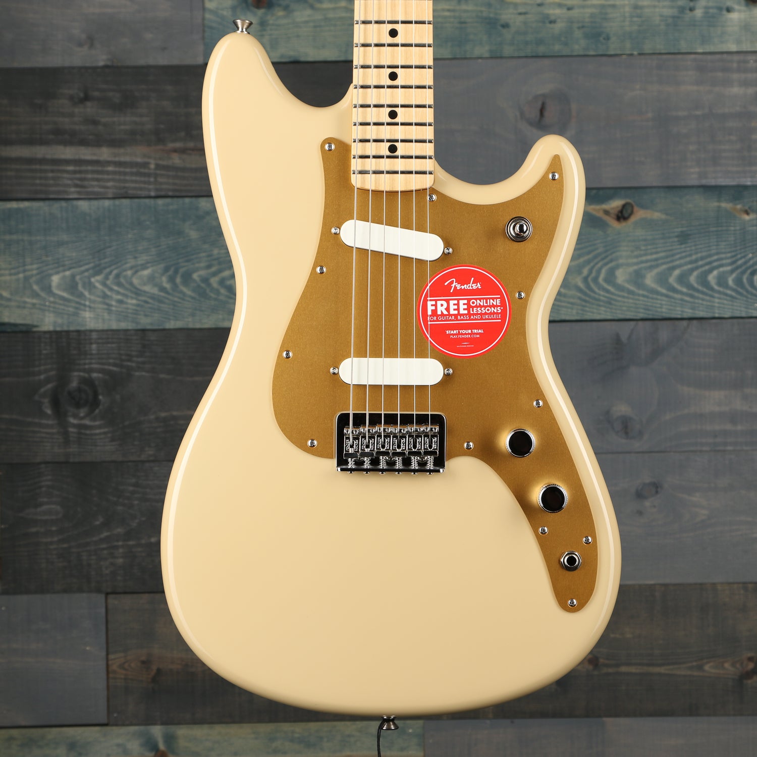 Fender Player Duo Sonic Maple Fingerboard, Desert Sand