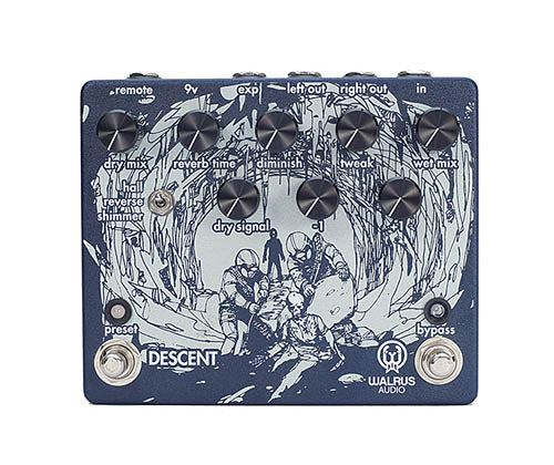 Walrus Audio Descent Reverb/Octave Machine Guitar Pedal