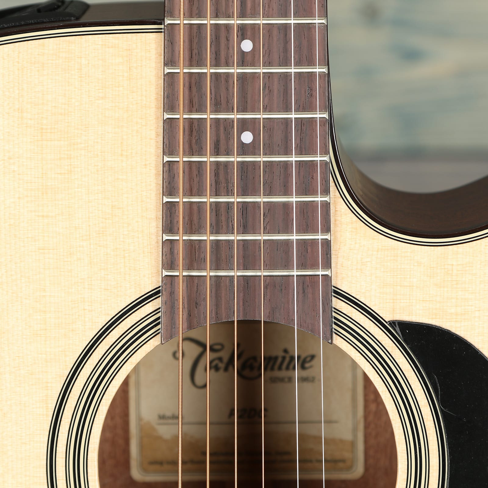 Takamine P2DC Acoustic Guitar w/Case