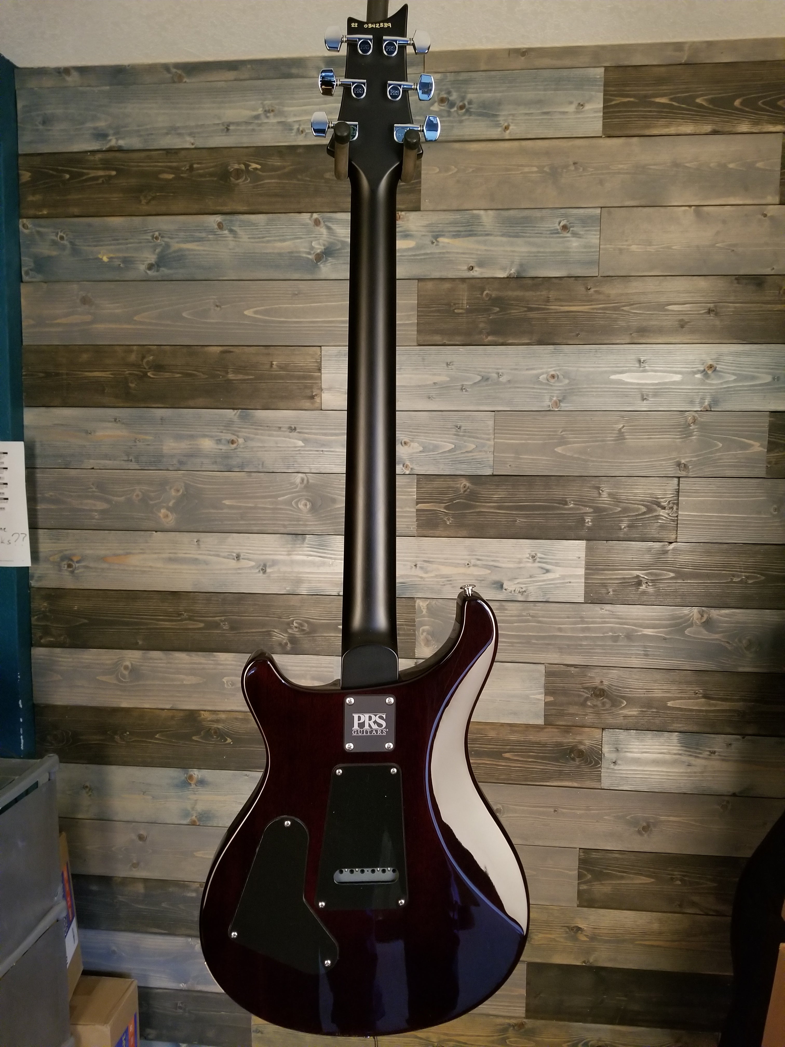 PRS CE24 Bolt-On Electric Guitar - Fire Red Burst w/Black Satin Nitro Neck