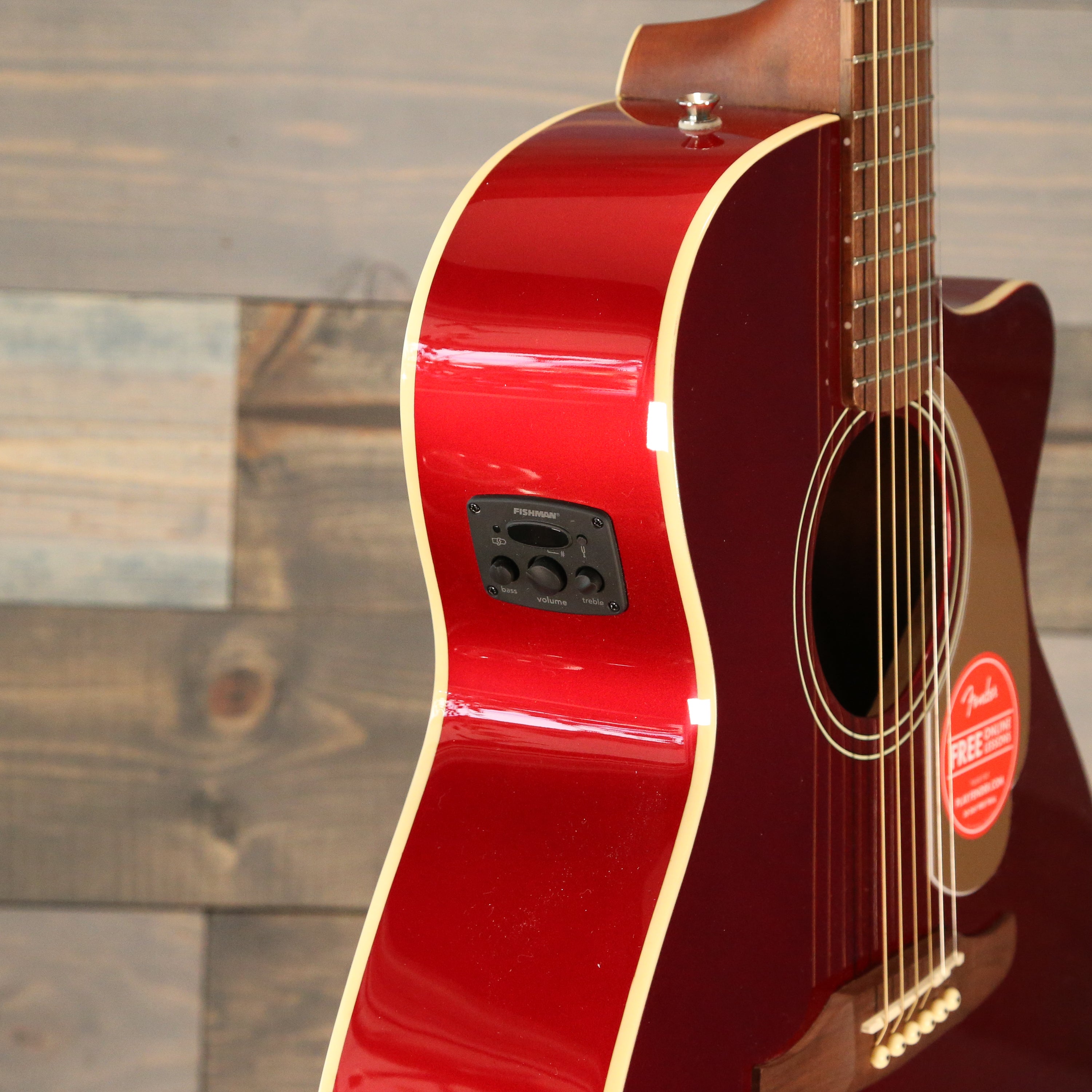 Fender Newporter Player, Walnut Fingerboard, Candy Apple Red