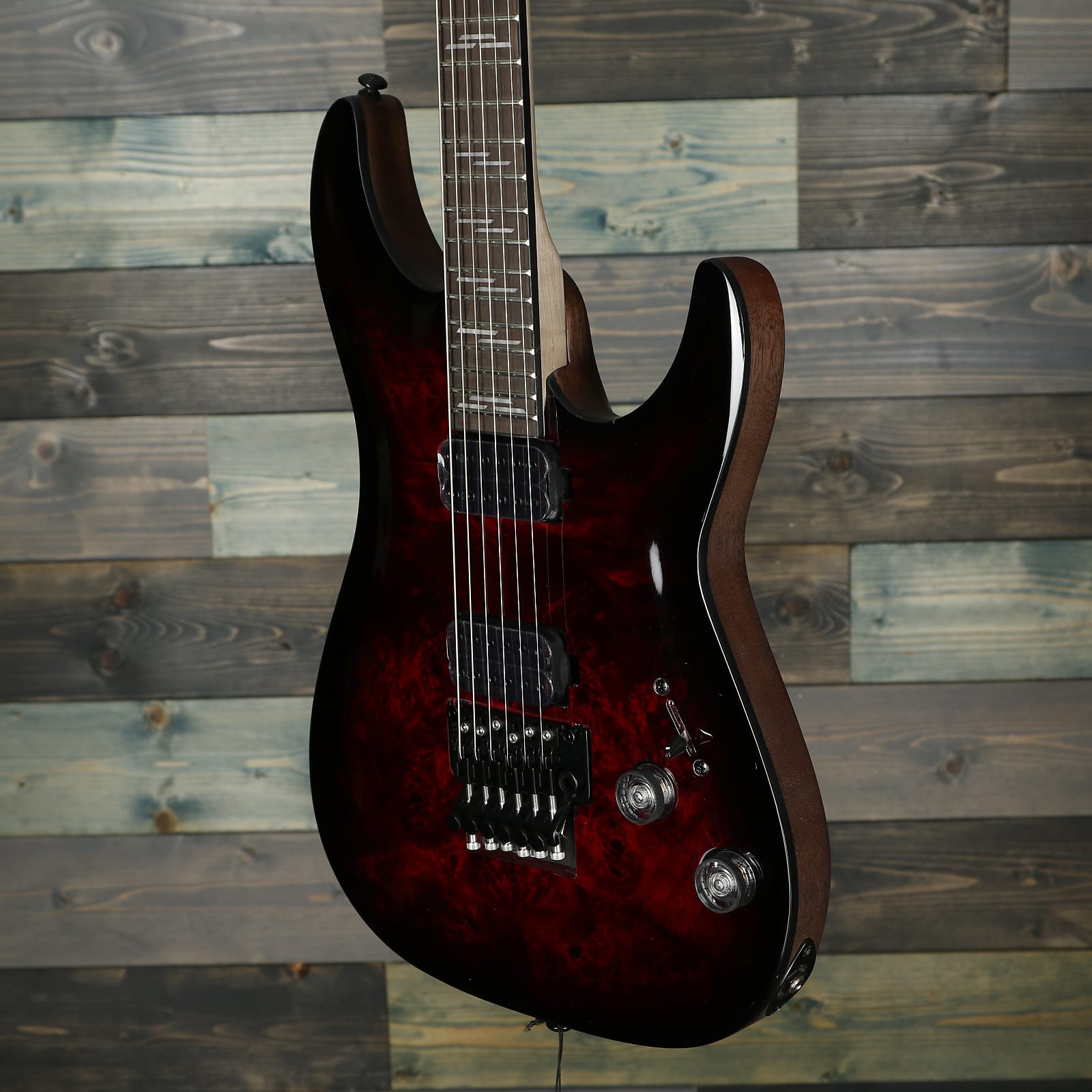 Schecter 2453 Omen Elite-6 FR - Black Cherry Burst