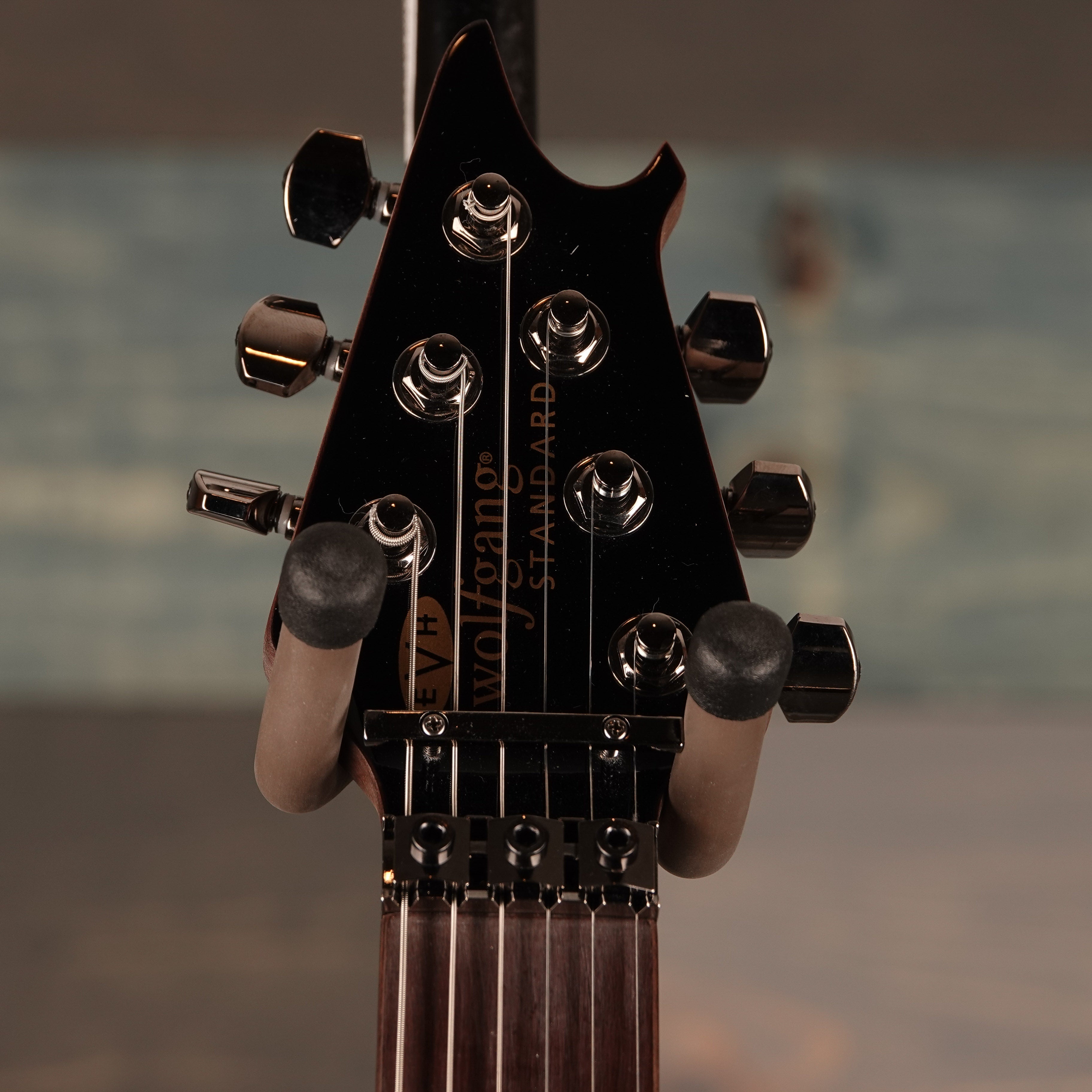 EVH Wolfgang WG Standard QM Baked Maple Fingerboard, Black Fade