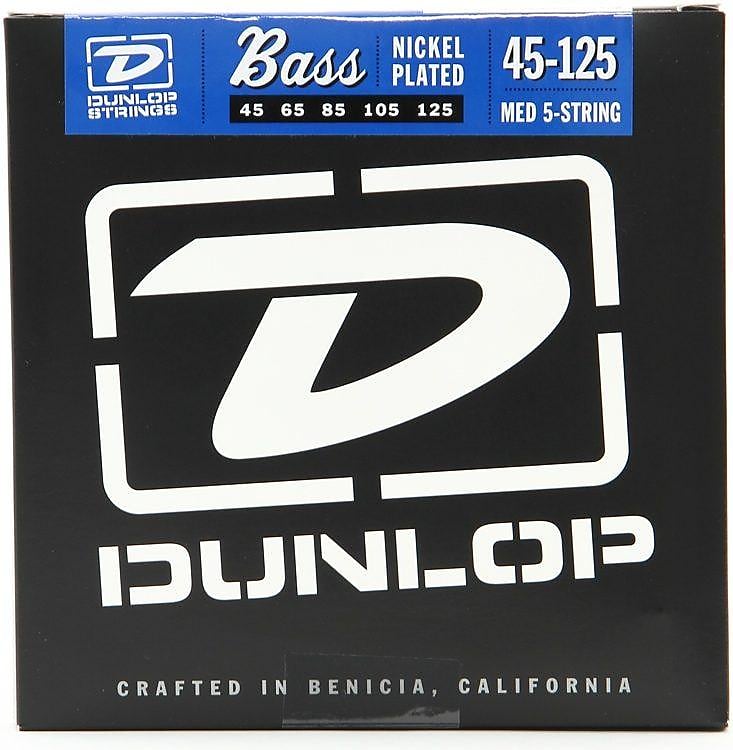 Dunlop DBN45125 Nickel Wound Bass Strings, Medium