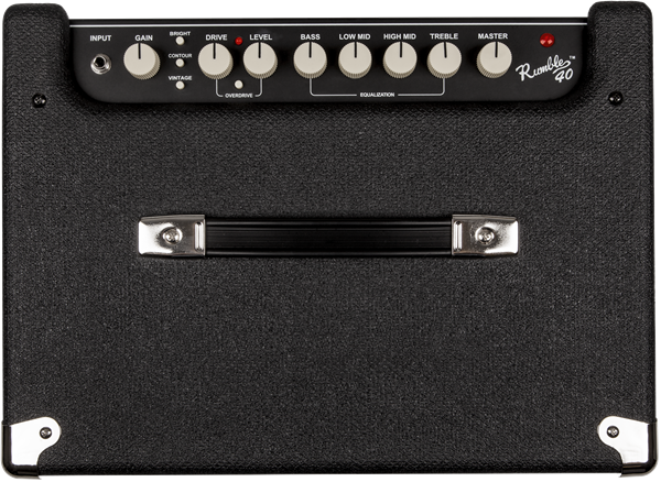 Fender Rumble 40 (V3), 120V, Black/Silver Bass Amplifier