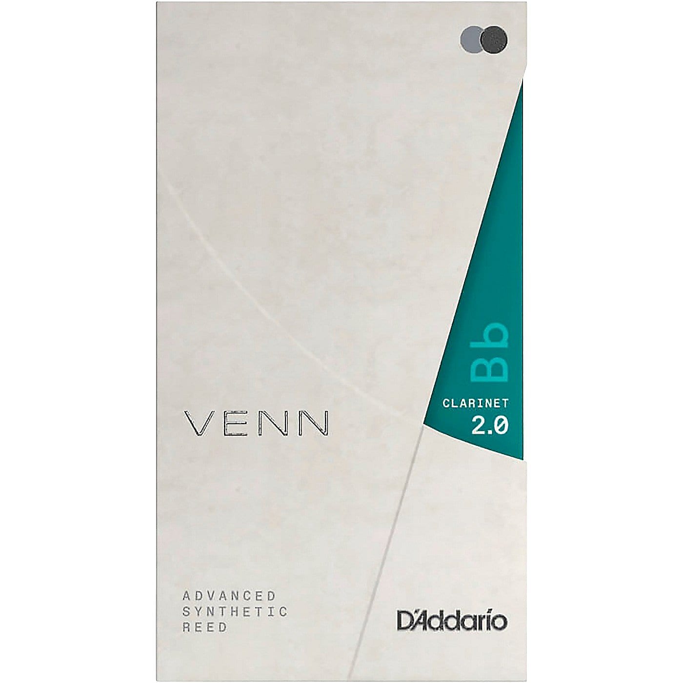 D'Addario VENN Bb Clarinet Synthetic Reeds - Strength 2.0