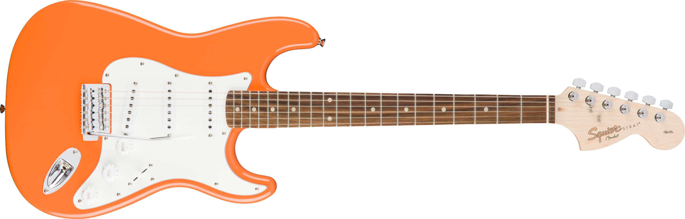 Fender Squier Affinity Series Stratocaster Laurel Fingerboard Competition Orange