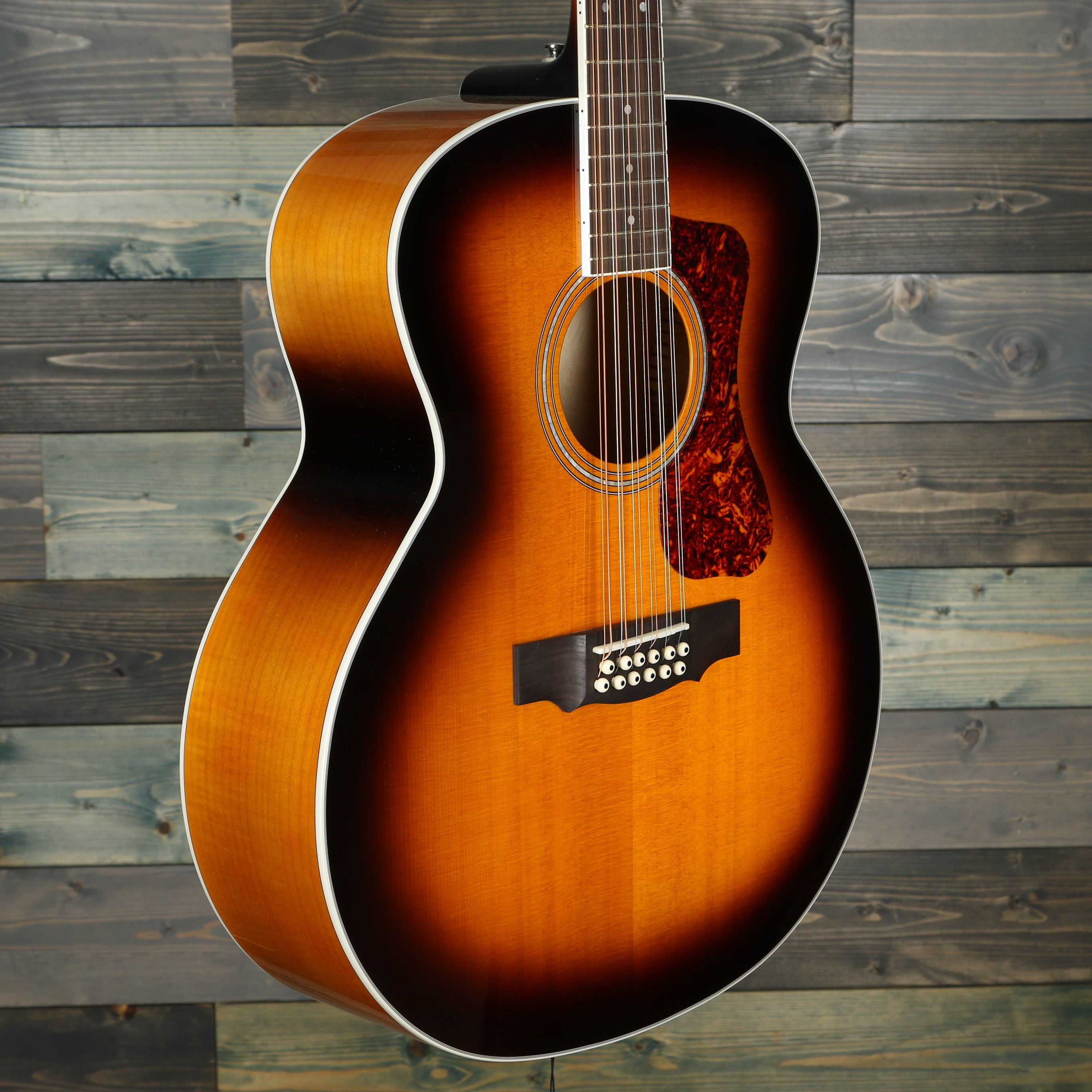 Guild F-2512E Deluxe ATB 12-String Acoustic - Antique Burst Gloss