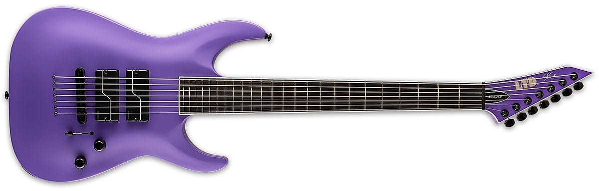ESP LTD Stephen Carpenter SC-607 Baritone - Purple Satin