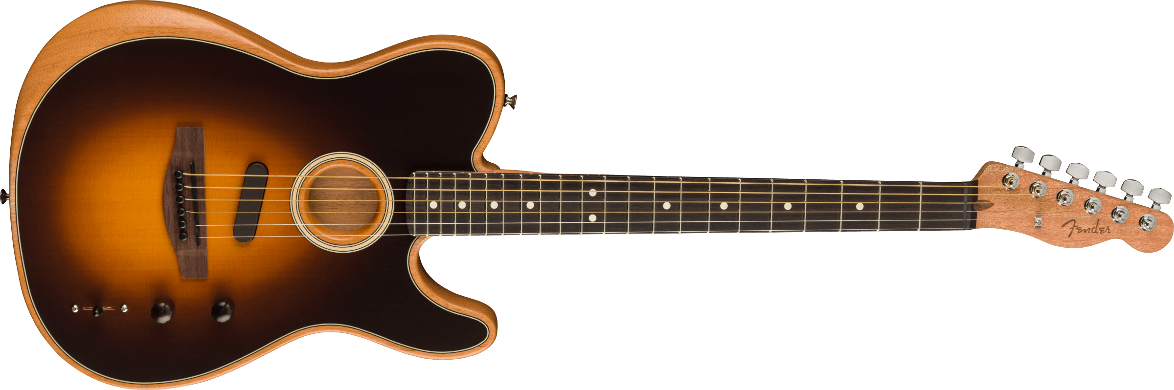 Fender Acoustasonic Player Telecaster Rosewood Fingerboard, Shadow Burst