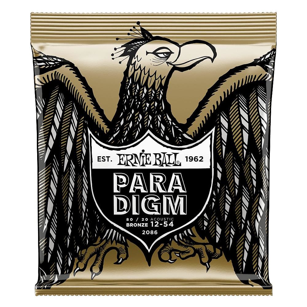 Ernie Ball 2086 Paradigm Medium Light 80/20 Bronze Acoustic Guitar Strings