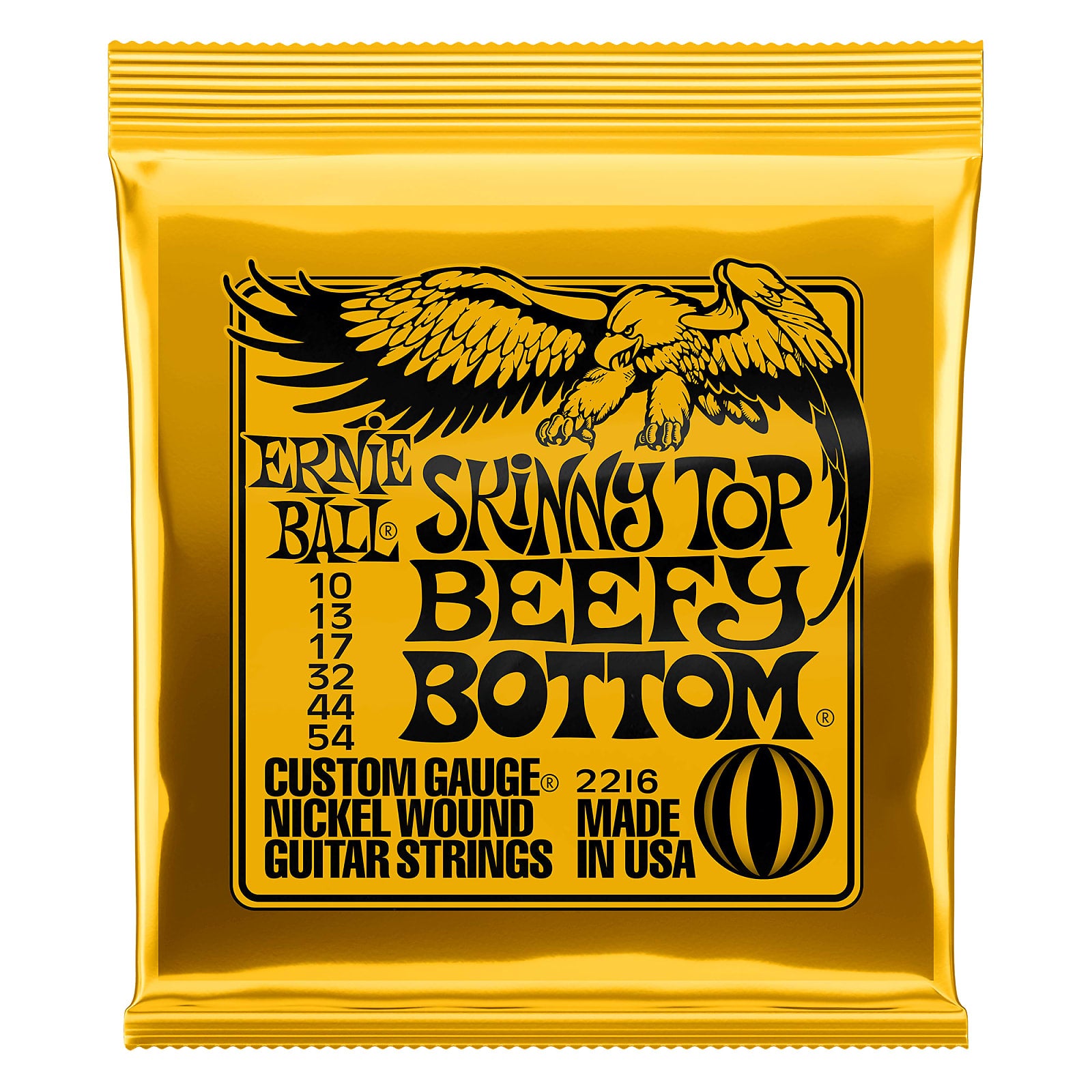 Ernie Ball 2216 Skinny Top Beefy Bottom Custom Gauge 10-54