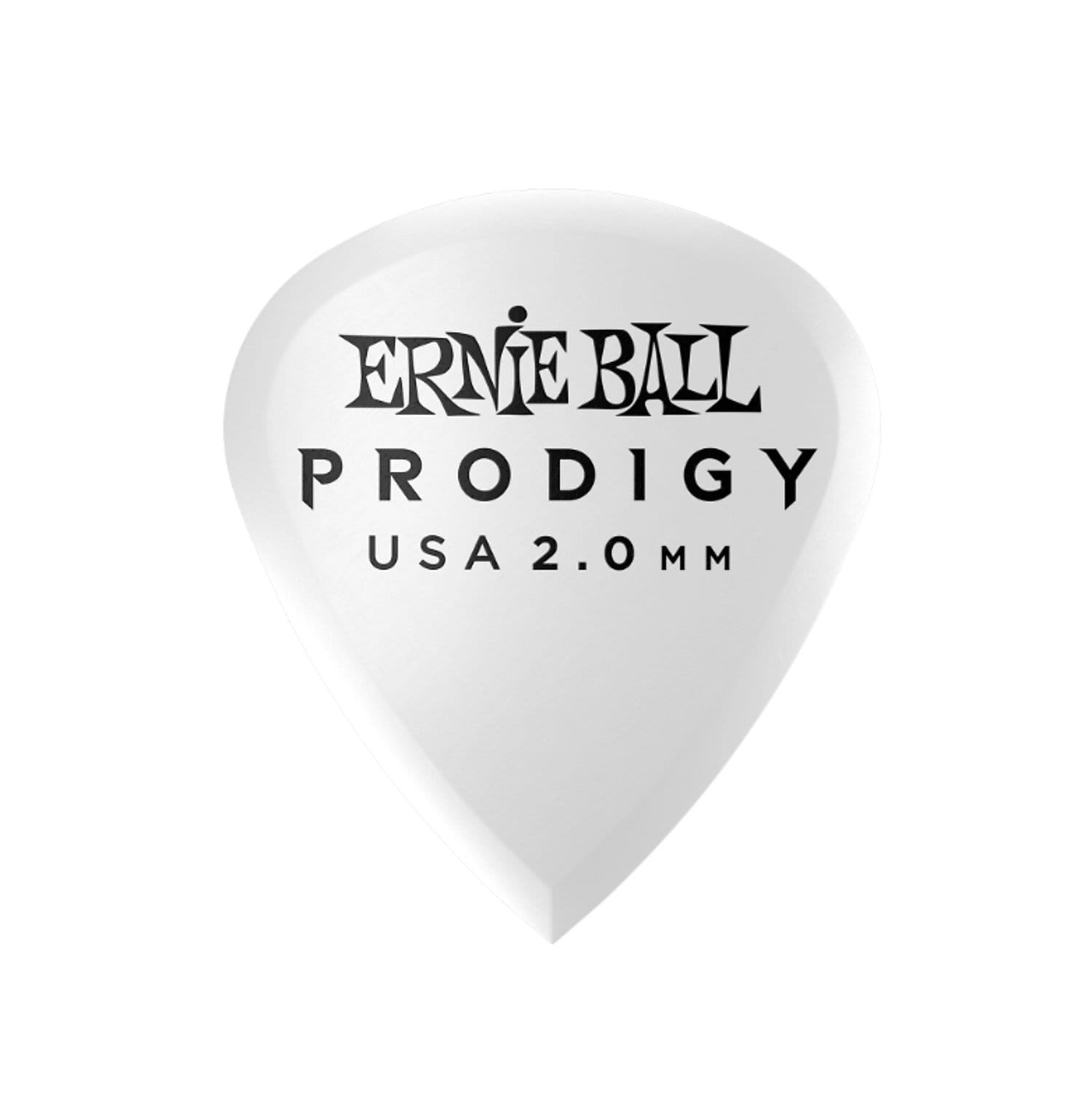 Ernie Ball 9203 2.0mm White Mini Prodigy Picks 6-pack