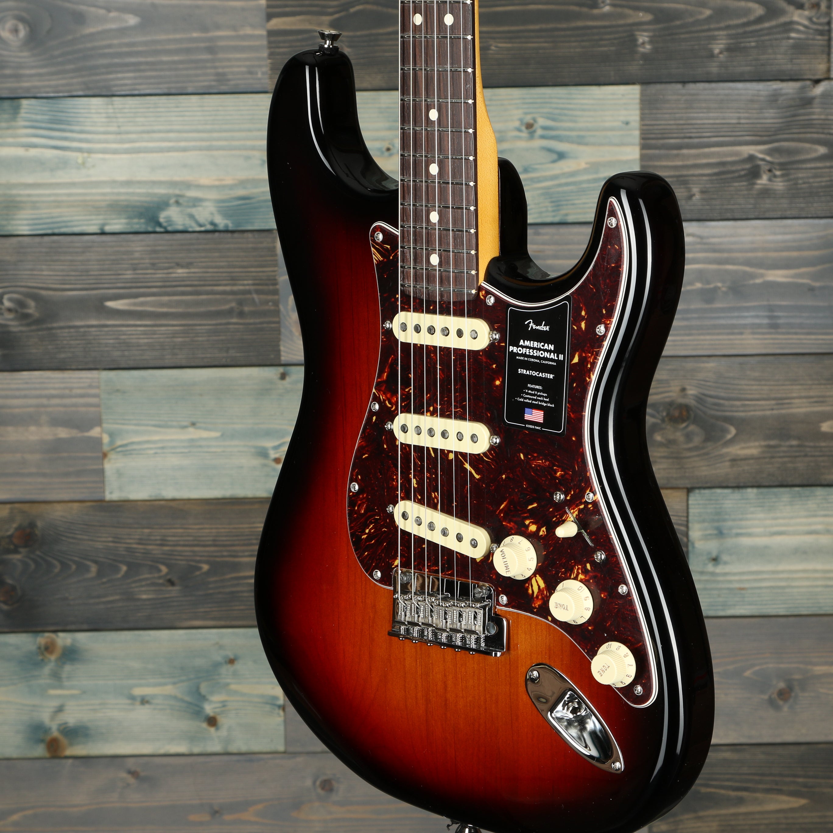 Fender American Professional II Stratocaster, Rosewood FB, 3-Color Sunburst