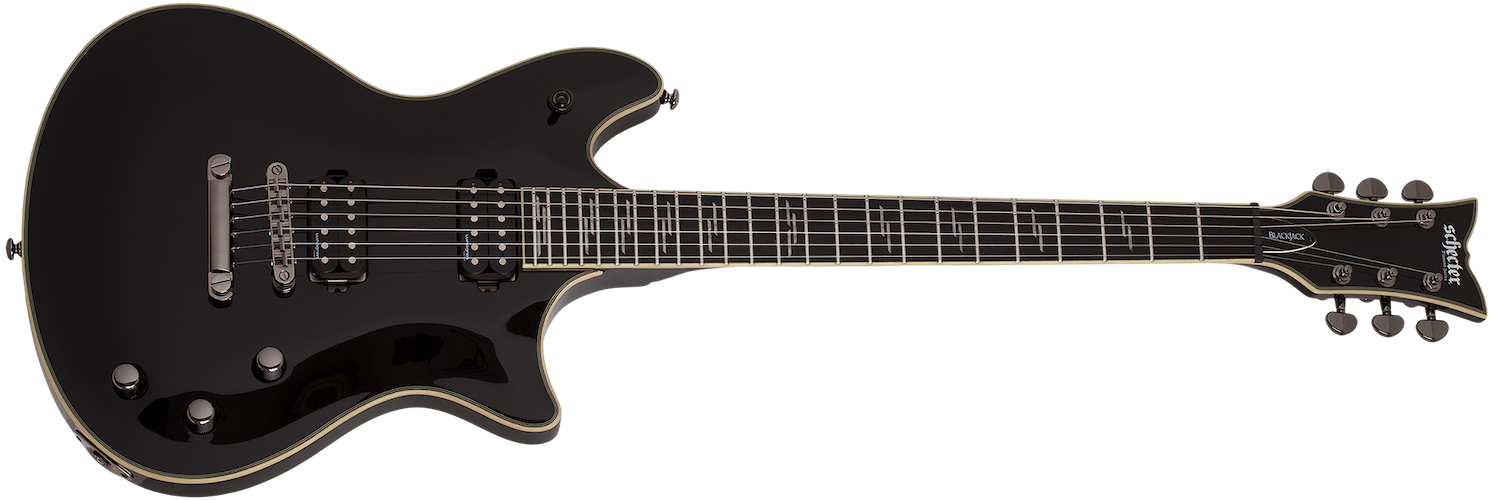 Schecter 2565 Tempest Blackjack Electric Guitar - Gloss Black
